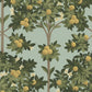 Select 117/1002 Cs Orange Blossom Lemon Dark Olive Grn Duck Egg By Cole and Son Wallpaper