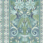 Select 117/5014 Cs Triana Teal And Dark Teal On Denim By Cole and Son Wallpaper
