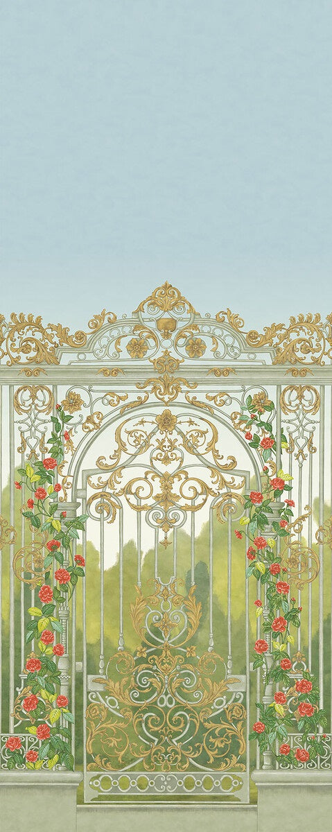 Shop 118/8017 Cs Tijou Gate Sgrnsoliandroug By Cole and Son Wallpaper