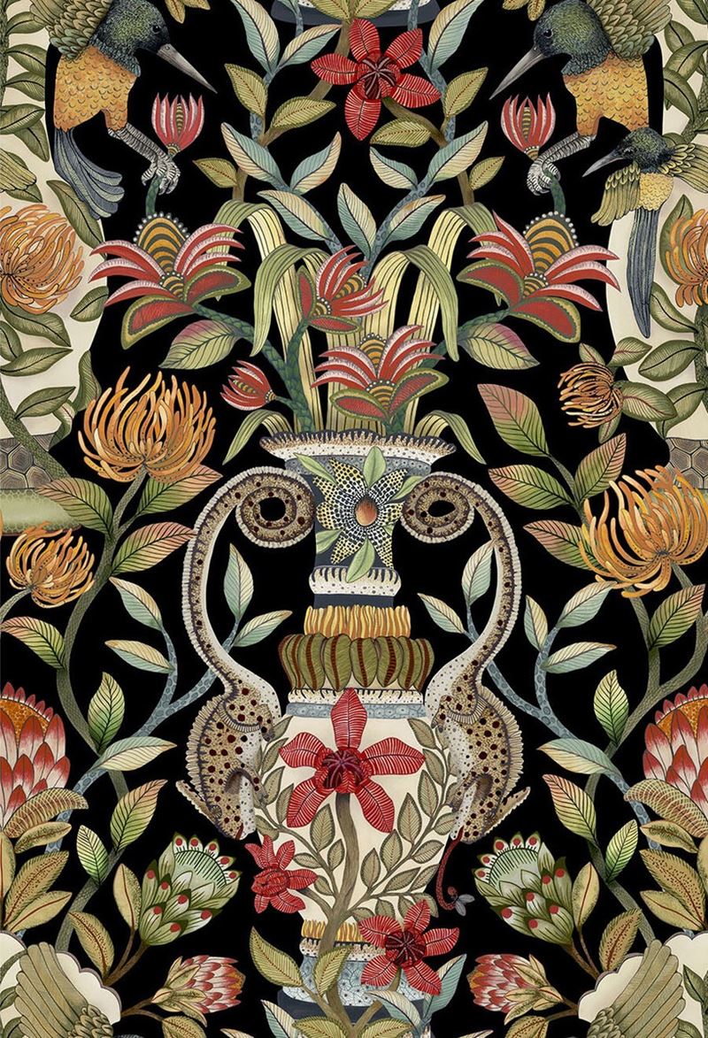 Order 119/10044 Cs Protea Garden Olvandrg Blck By Cole and Son Wallpaper