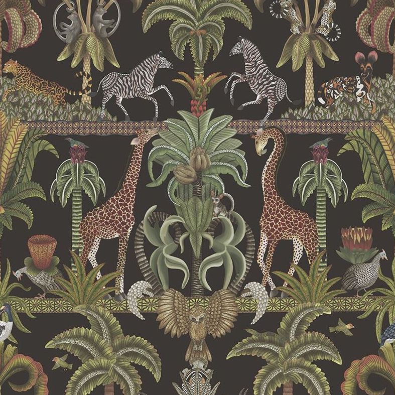 Order 119/5027 Cs Afrika Kingdom Olvgrnandspgrn Bck By Cole and Son Wallpaper