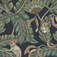Order 119/7034 Cs Bush Baby Tealandochre Ink By Cole and Son Wallpaper