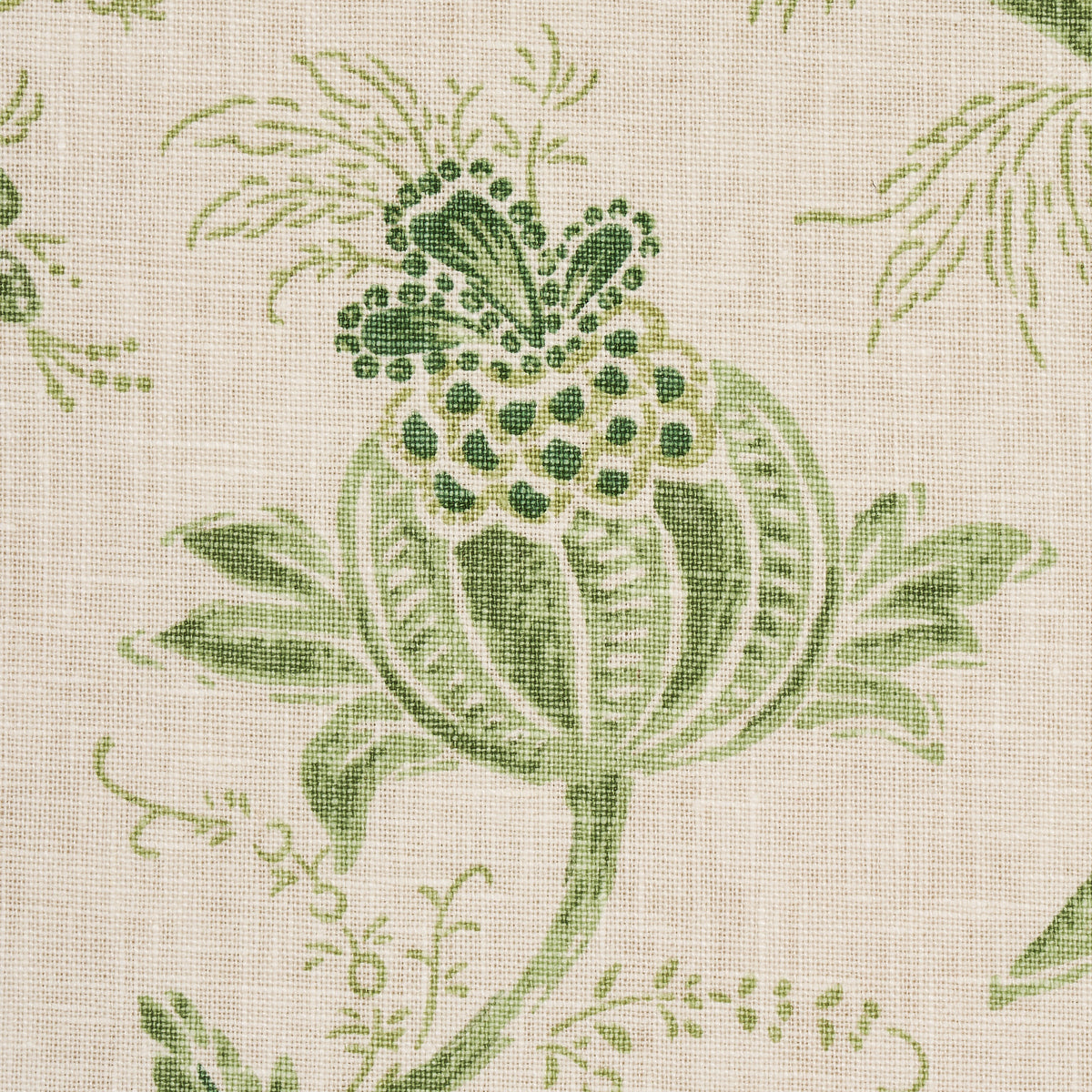 Purchase 176492 Chinoiserie Vine, Leaf Green by Schumacher Fabric 2