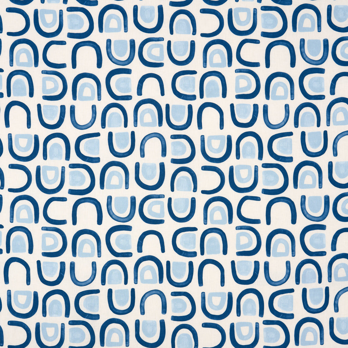 Purchase 180422 Threshold Printed Linen, Lapis by Schumacher Fabric
