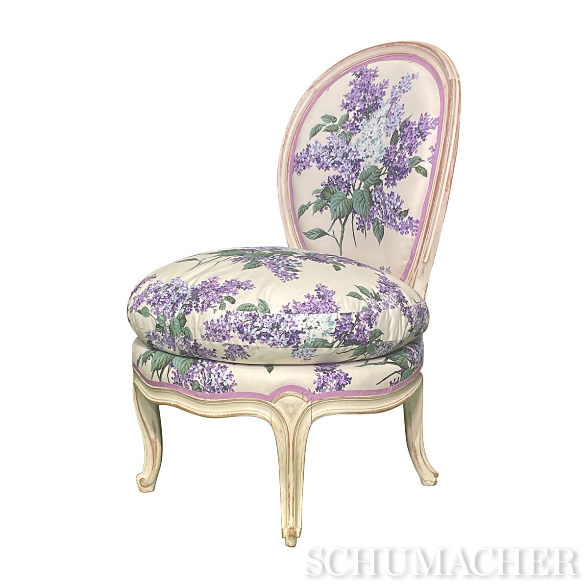 Schumacher Proust's Lilacs Purple Fabric - SCH 180621