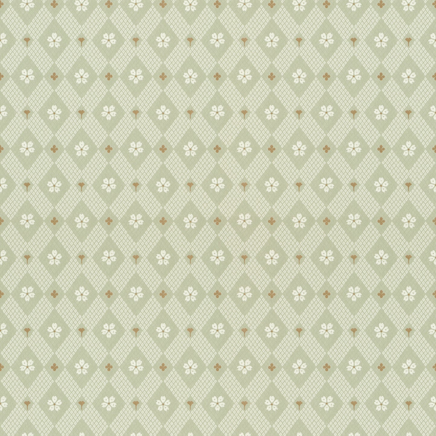 238-38 Kimono green, Nippon by Sandberg Wallpaper