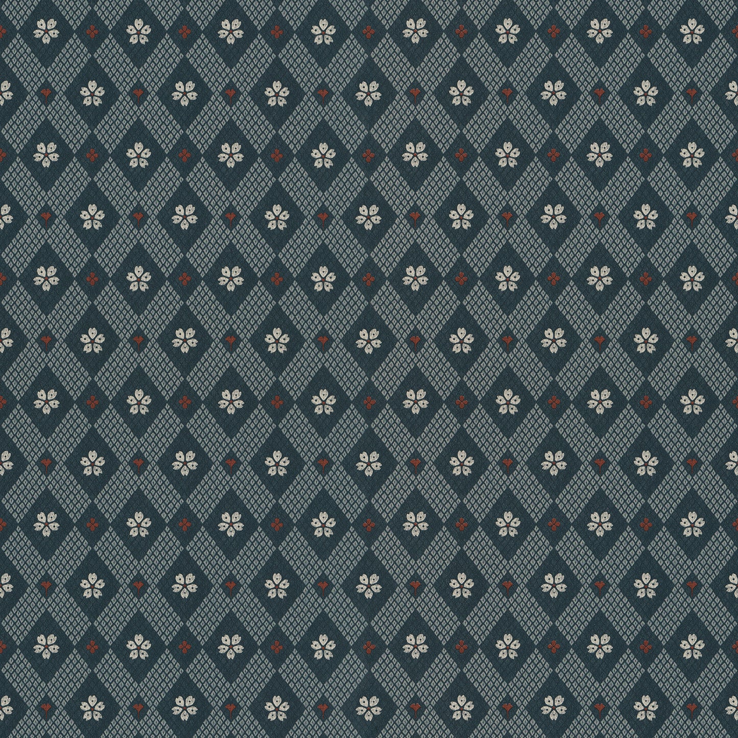 238-96 Kimono dark blue, Nippon by Sandberg Wallpaper