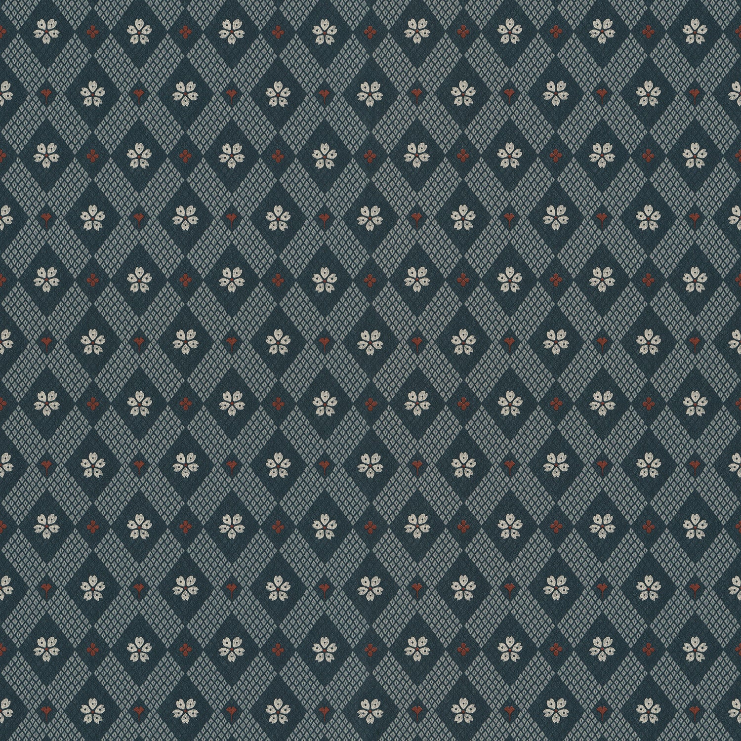 238-96 Kimono dark blue, Nippon by Sandberg Wallpaper