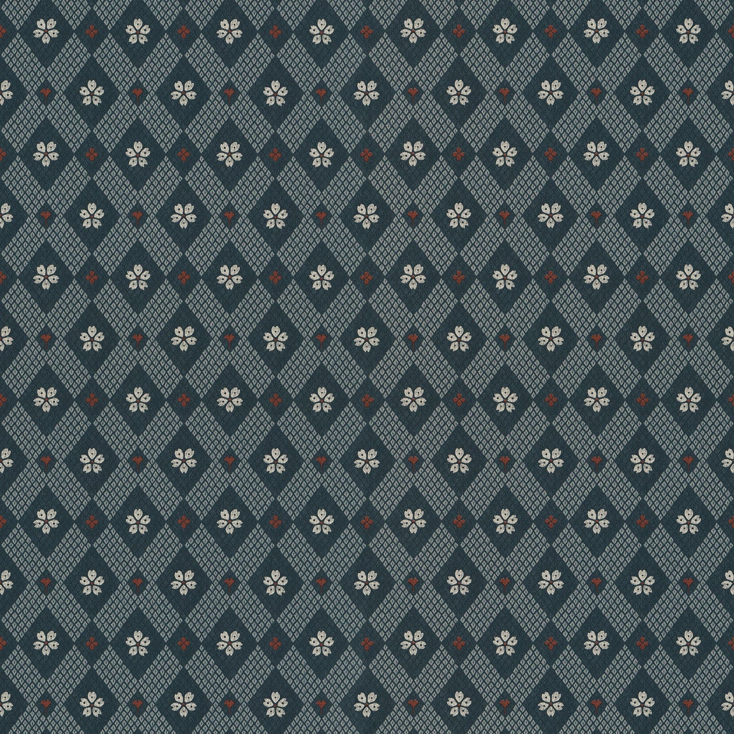 238-96 Kimono dark blue, Nippon by Sandberg Wallpaper