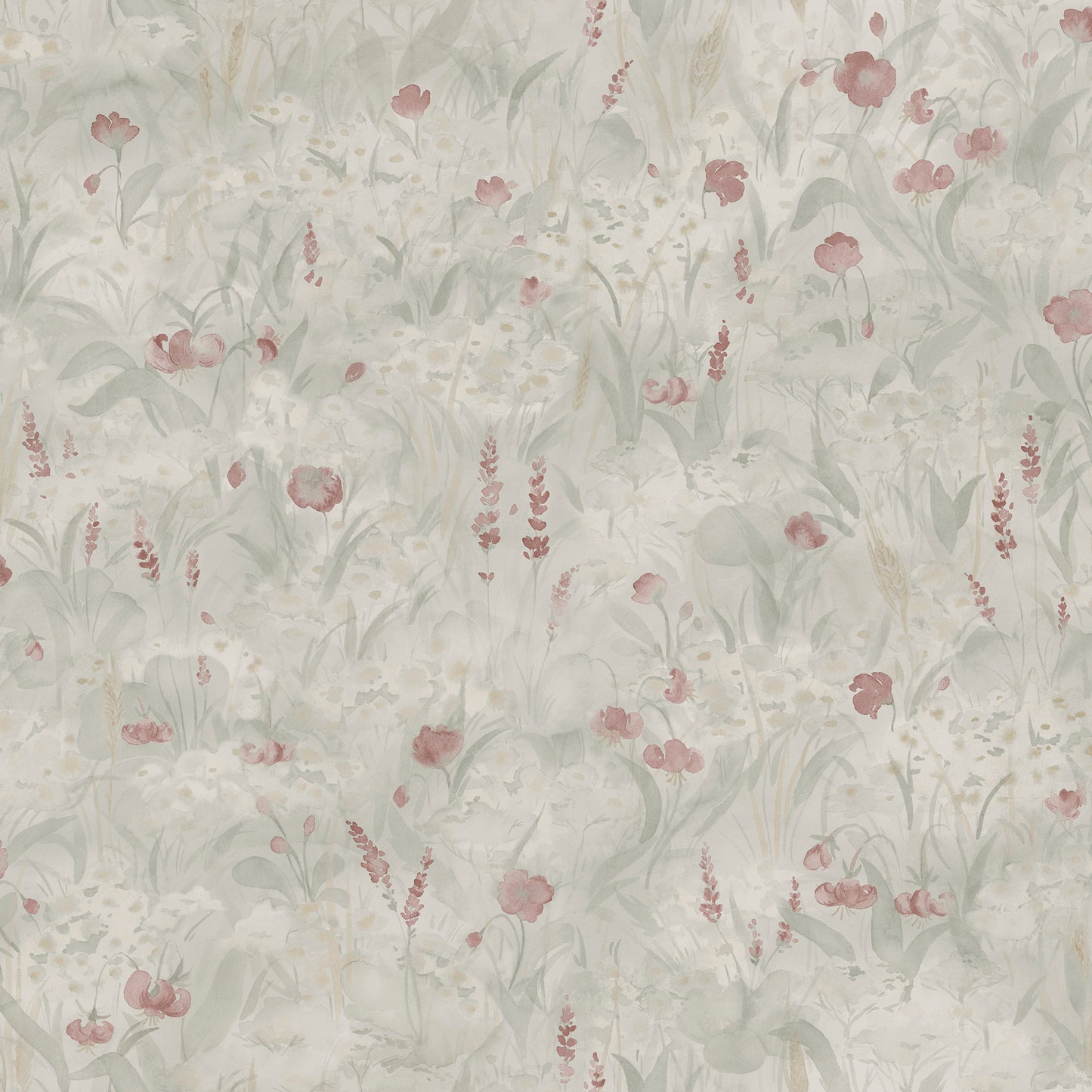 246-18 Tove sage green, Kolonin by Sandberg Wallpaper