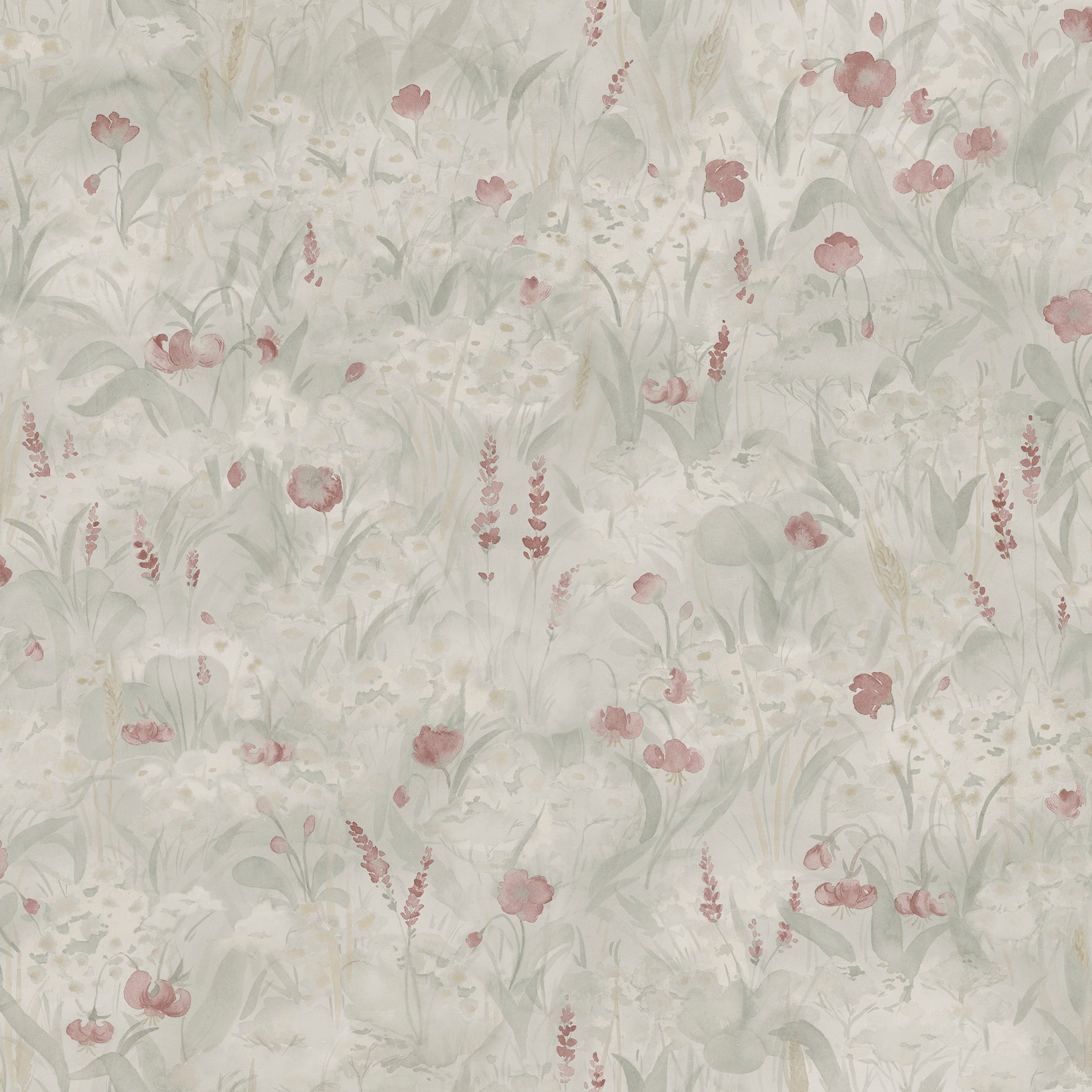 246-18 Tove sage green, Kolonin by Sandberg Wallpaper