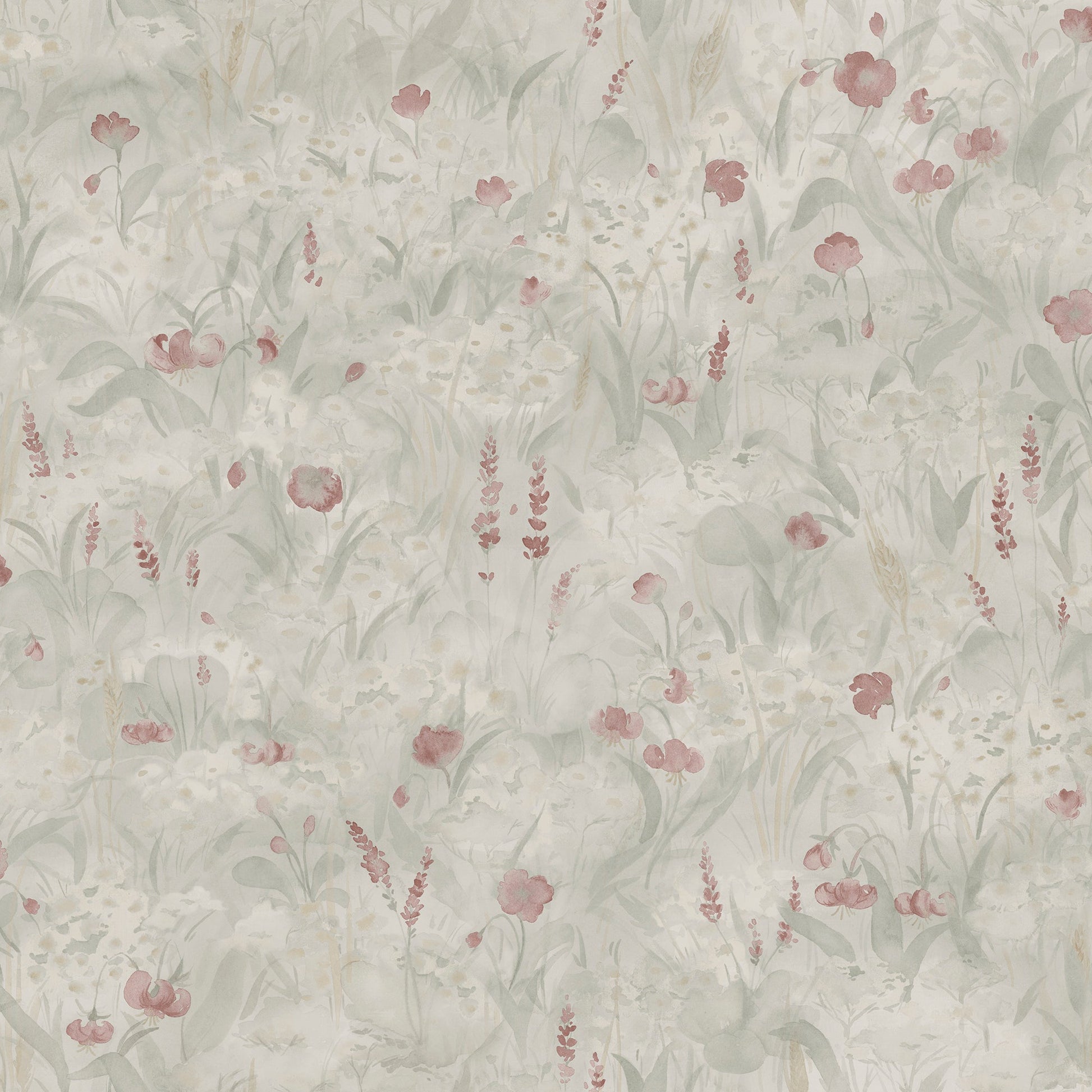 246-18 Tove sage green, Kolonin by Sandberg Wallpaper