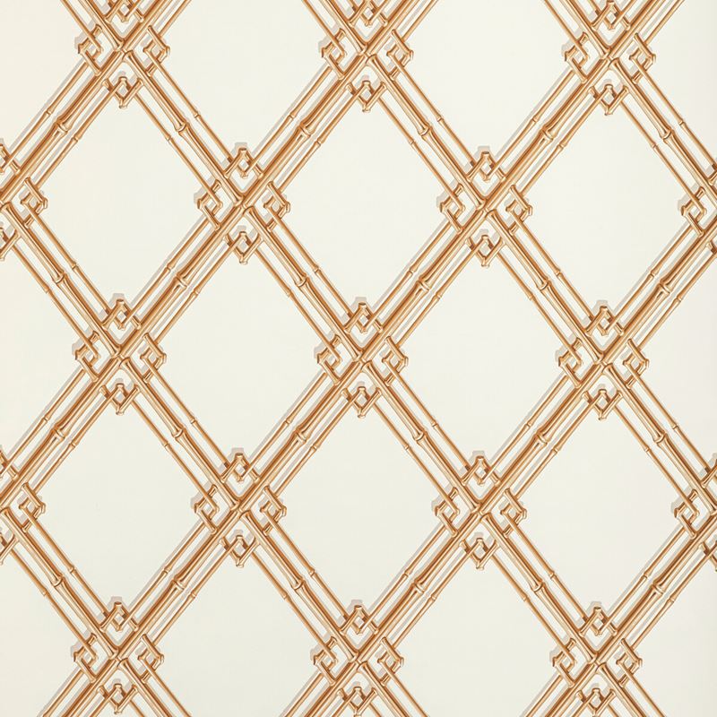 Purchase BR-69411.4 Treillage De Bambou GoldLattice/Scrollwork by Brunschwig & Fils Wallpaper