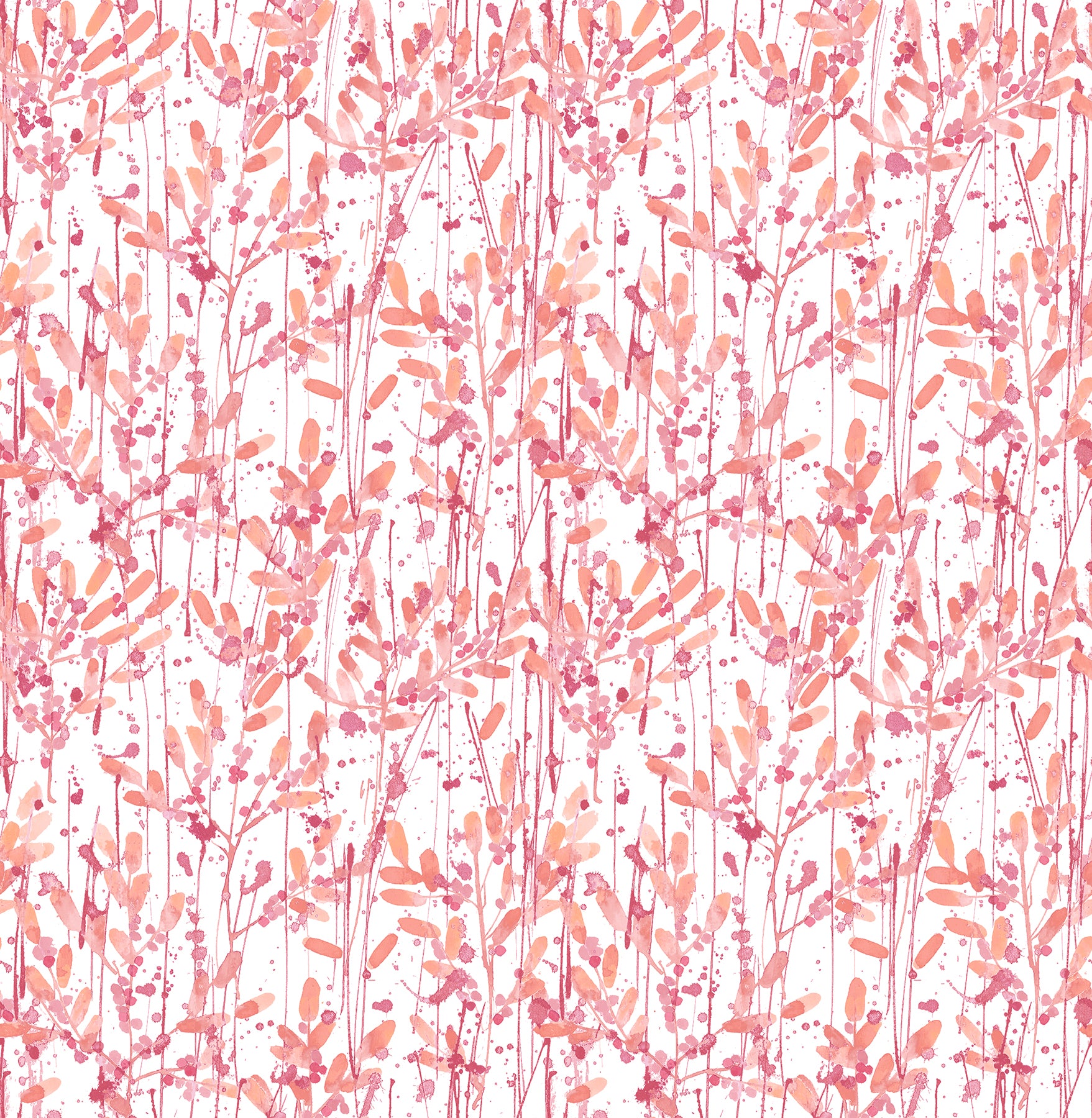 Acquire 2656-004055 Catalina Pink Leaves A-Street Prints Wallpaper