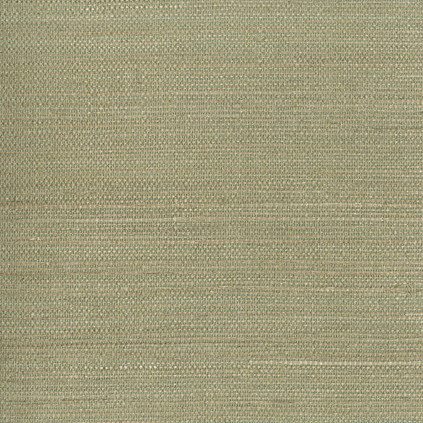 Looking 2693-30228 Zen Kenjitsu Mint Grasscloth Kenneth James Wallpaper
