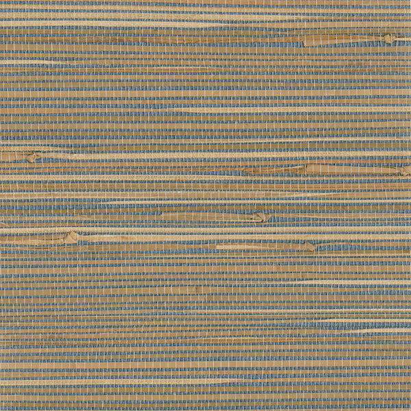 Find 2693-30270 Zen Jissai Mariner Blue Grasscloth Kenneth James Wallpaper