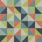 Search 2697-22621 Puzzle Blue Geometric A-Street Prints Wallpaper