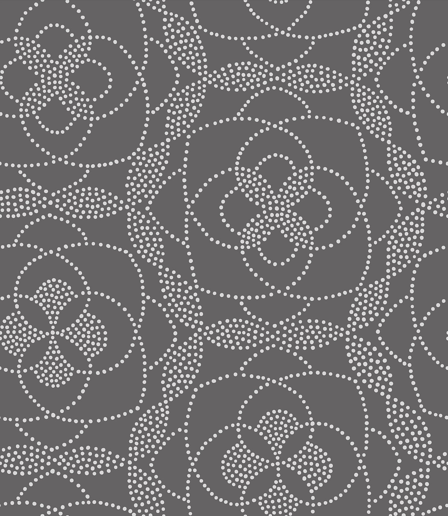 Select 2697-22636 Cosmos Charcoal Dot A-Street Prints Wallpaper