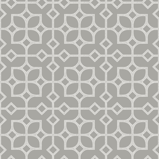Buy 2697-78024 Maze Light Grey Tile A-Street Prints Wallpaper