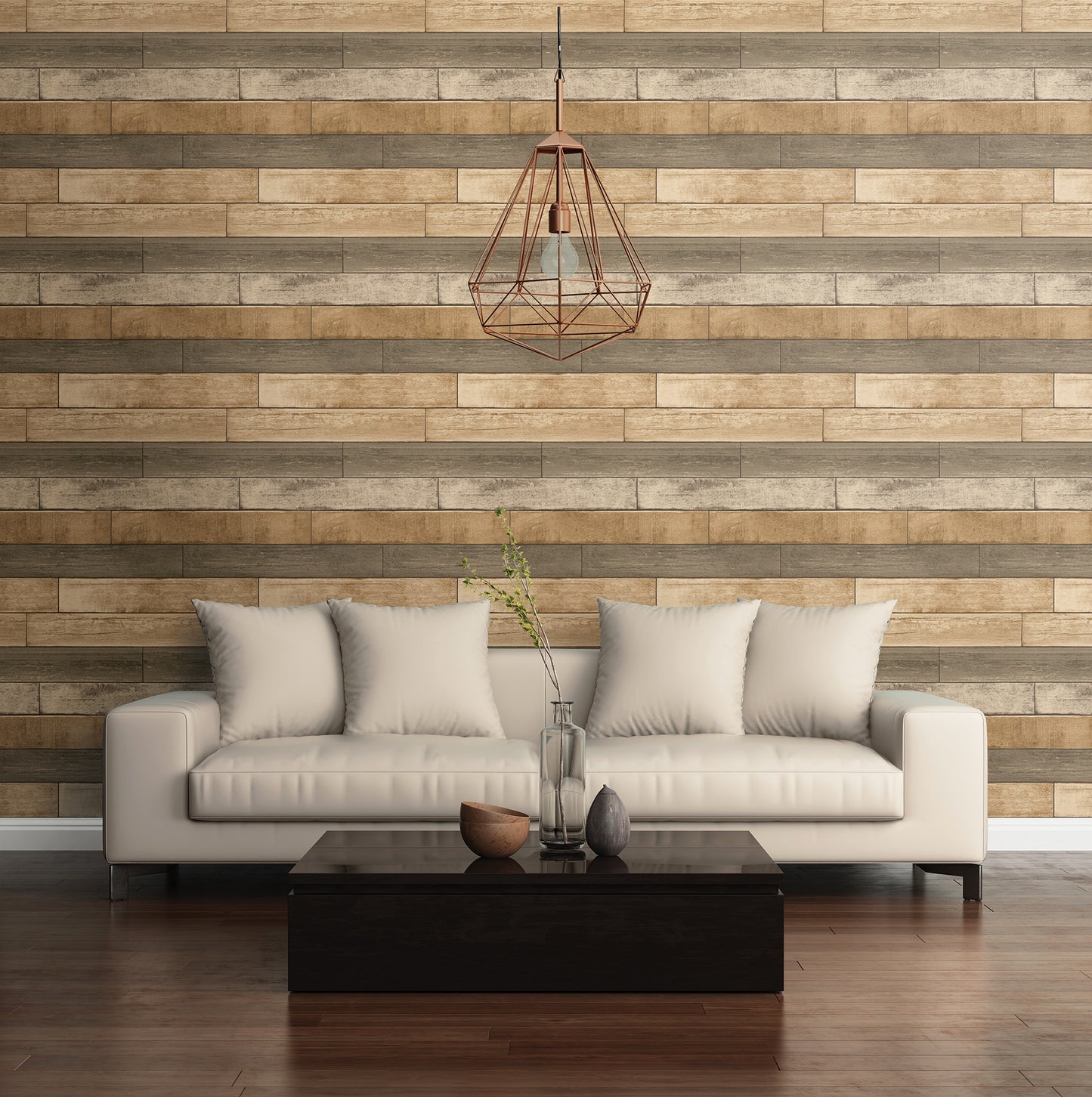 Select 2701-22346 Reclaimed Wheat Textured A-Street Prints Wallpaper