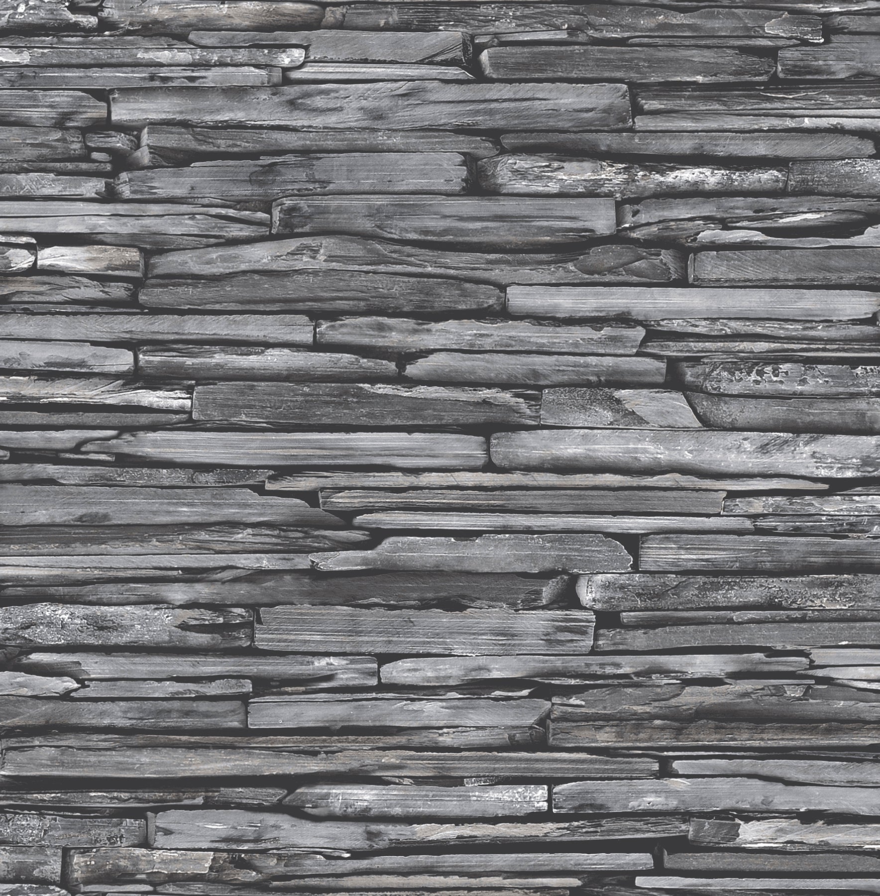 Select 2701-22352 Reclaimed Charcoal Faux Effects A-Street Prints Wallpaper