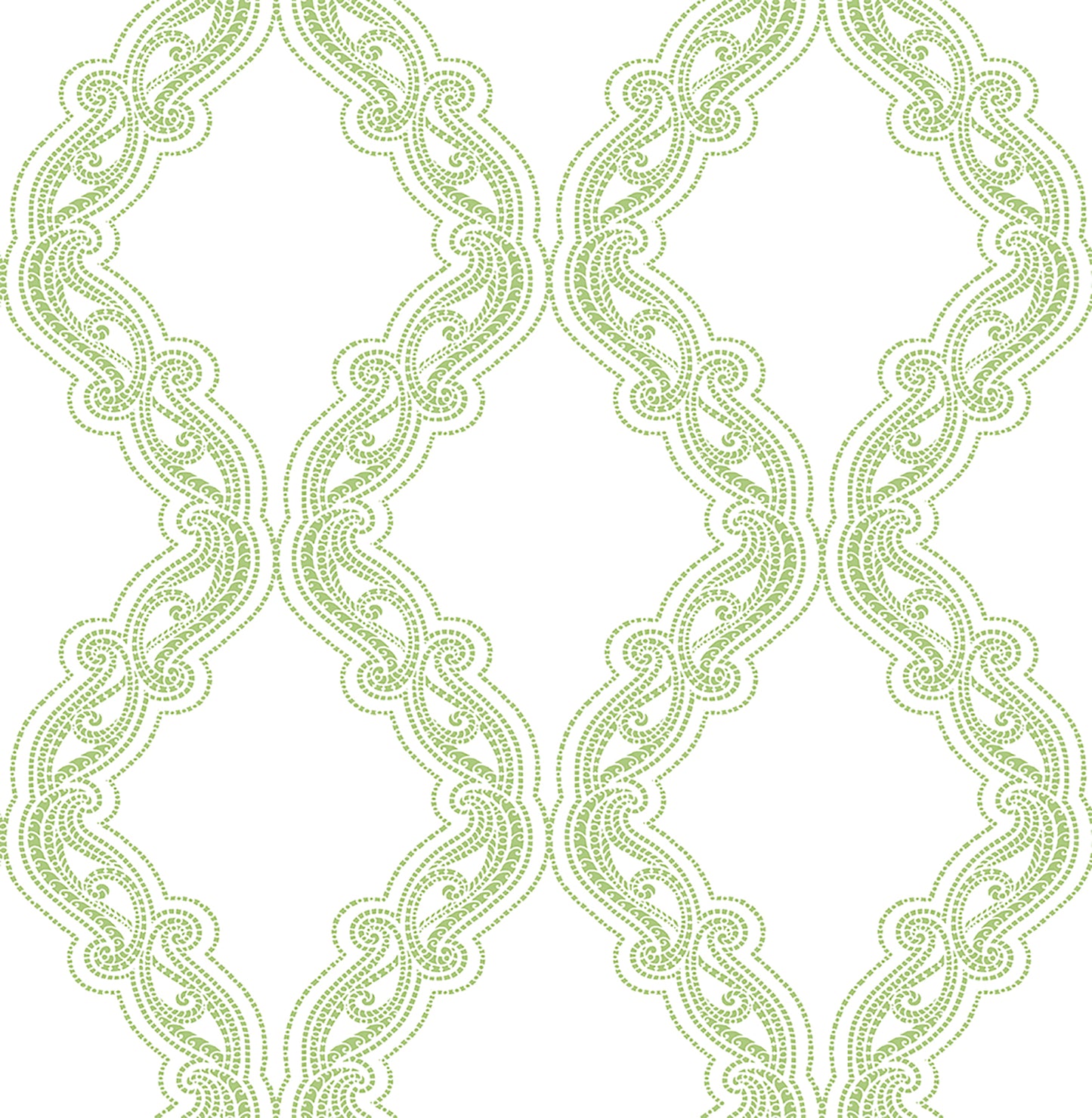 Order 2702-22725 Harmony Green Ogee by A-Street Prints Wallpaper