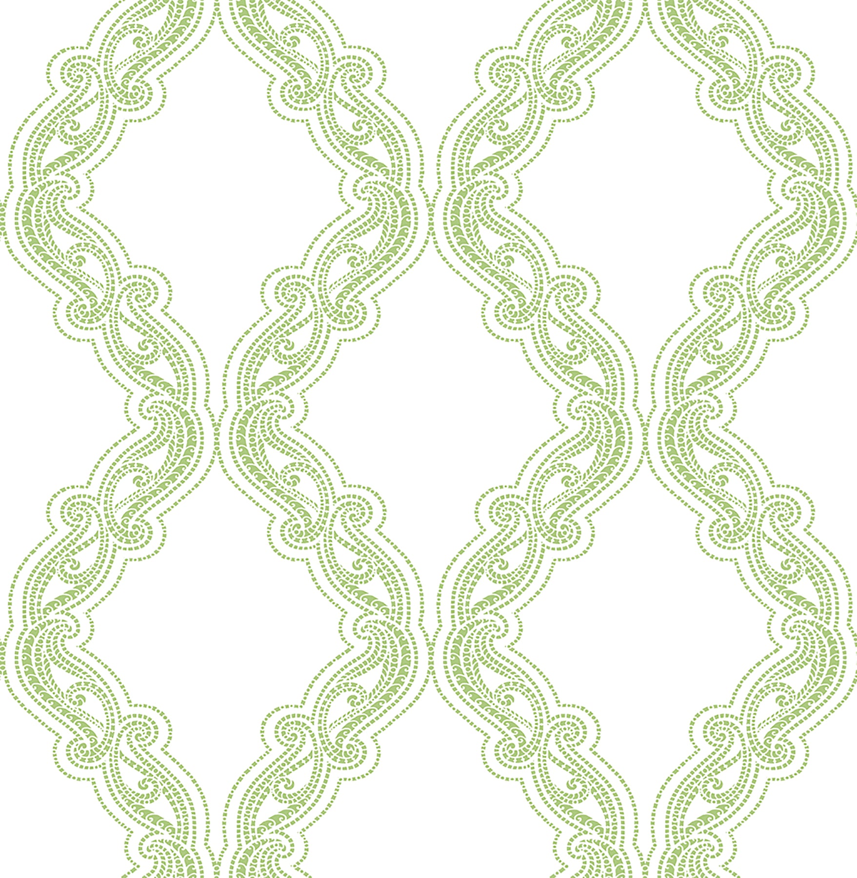 Order 2702-22725 Harmony Green Ogee by A-Street Prints Wallpaper