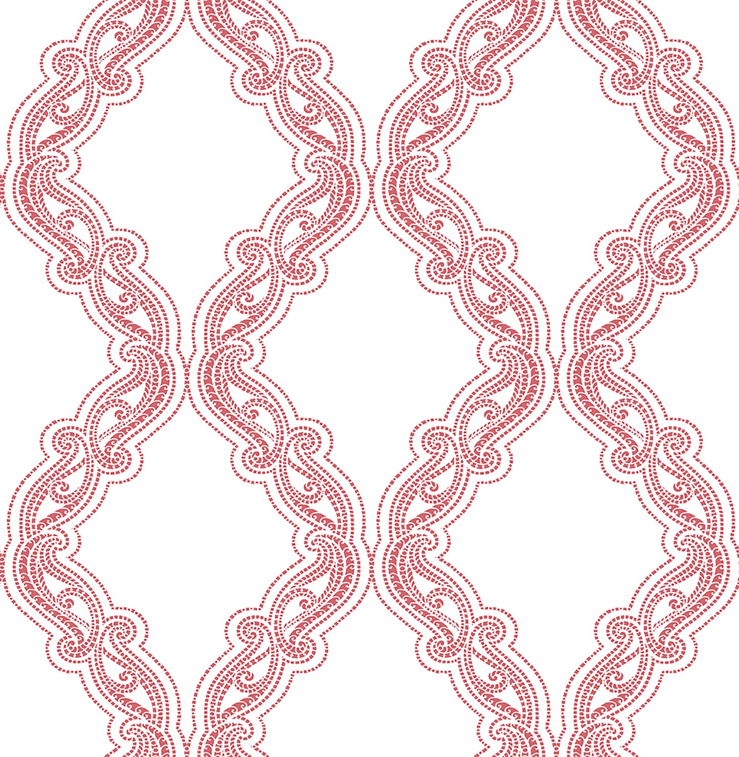 Shop 2702-22728 Harmony Coral Ogee by A-Street Prints Wallpaper