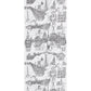 Purchase 2705780 Views Of Paris Black and White by Schumacher Wallpaper