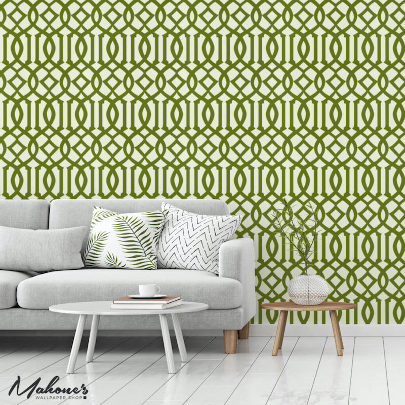 2707212 | Imperial Trellis, Treillage - Schumacher Wallpaper