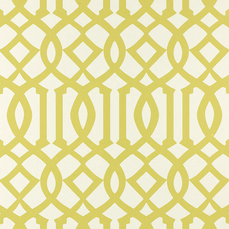 View 2707213 Imperial Trellis Citrine Schumacher Wallpaper