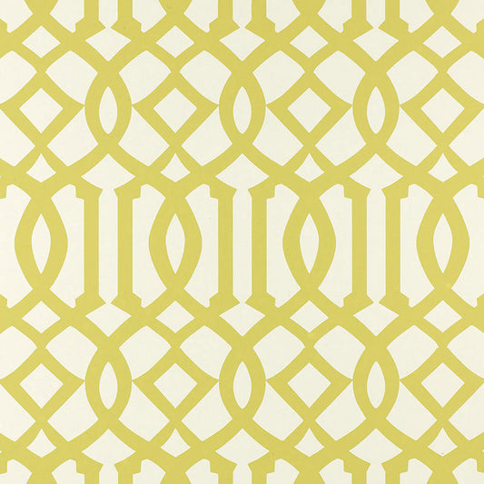 View 2707213 Imperial Trellis Citrine Schumacher Wallpaper