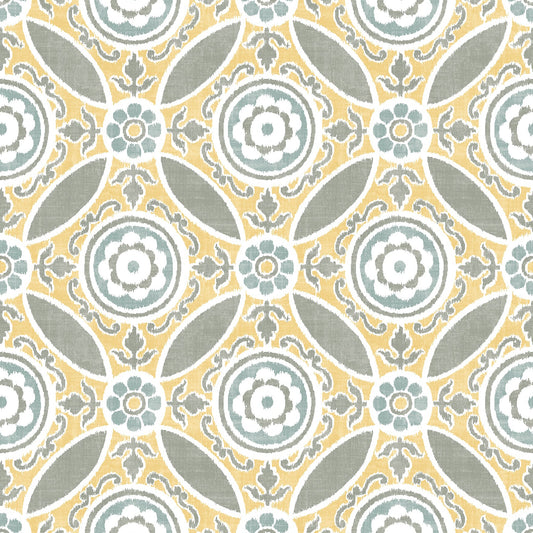 View 2744-24114 Solstice Yellow Flowers A-Street Prints Wallpaper