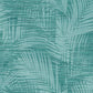 Looking 2766-24400 KItchen  Bath Essentials Motmot Turquoise Palm Brewster Wallpaper