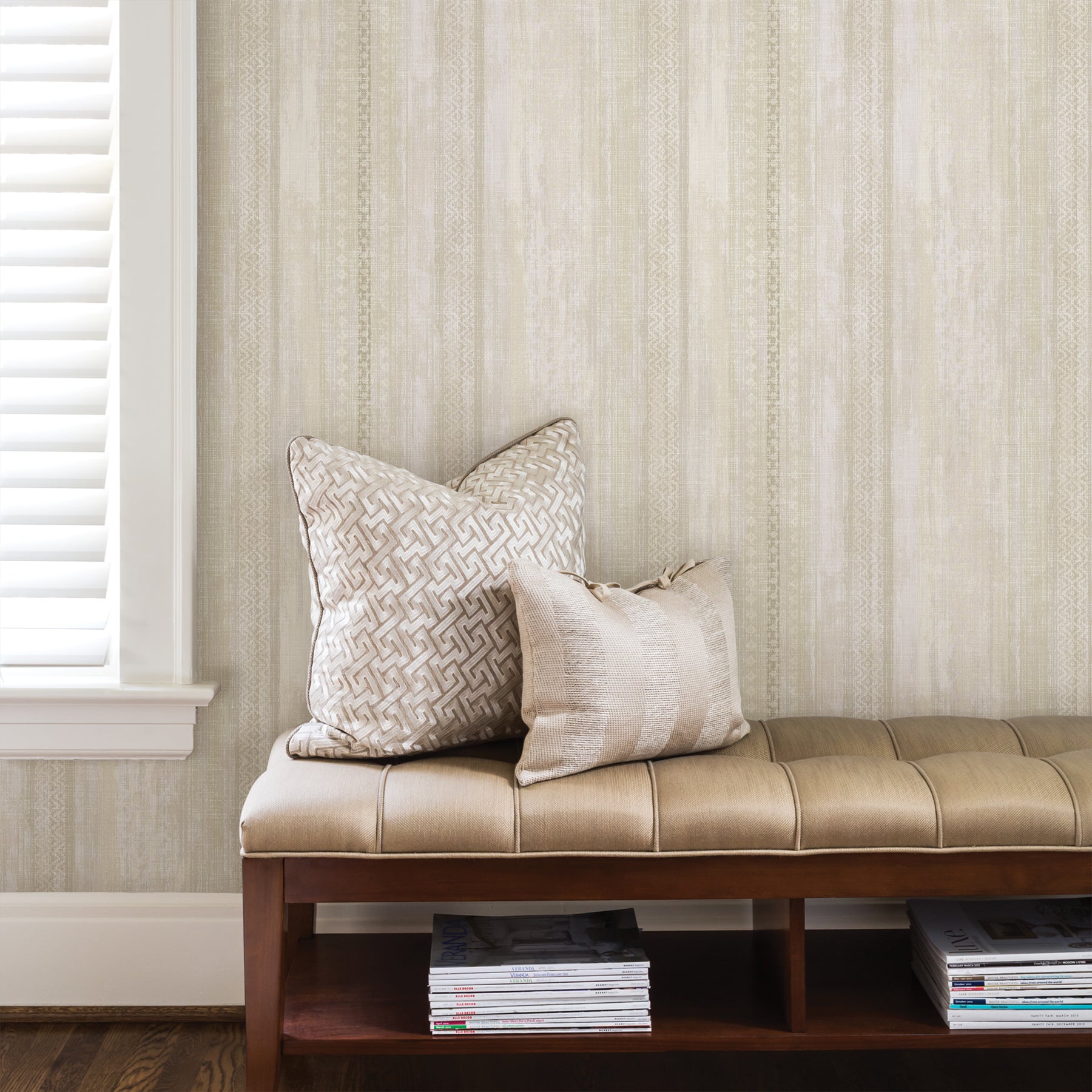 Acquire 2810-sh01082 tradition blair ikat stripe advantage Wallpaper
