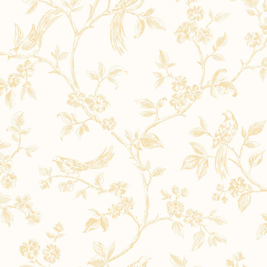 Buy 2813-24973 Kitchen Yellows Trails Wallpaper by Advantage