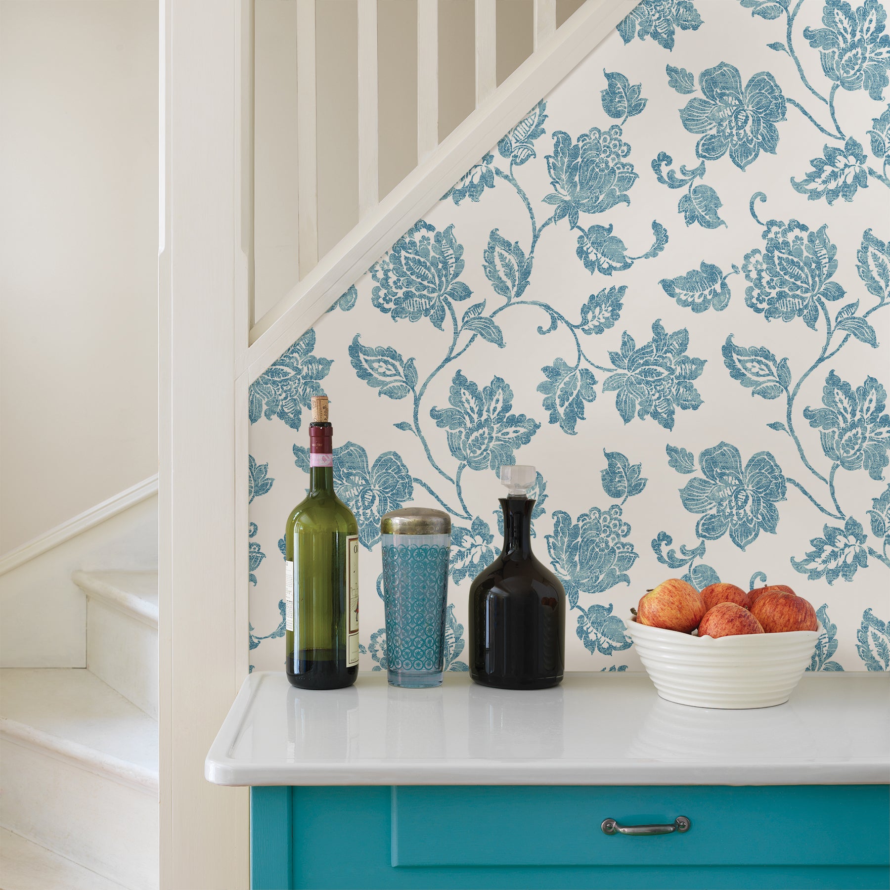 MN1914 | Seaside Jacobean, Mediterranean - York Wallpaper