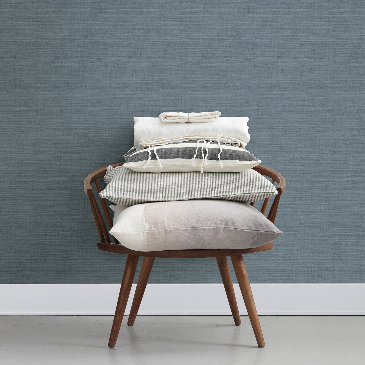 Acquire 2813-ar 40104 kitchen blues fabric textures wallpaper advantage Wallpaper