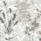 Acquire 2814-24571 Bath Greys Flowers Wallpaper by Advantage