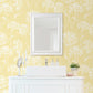 View 2814-24574 bath yellows botanical wallpaper advantage Wallpaper