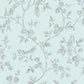 Find 2814-24975 Bath Blues Flowers Wallpaper by Advantage
