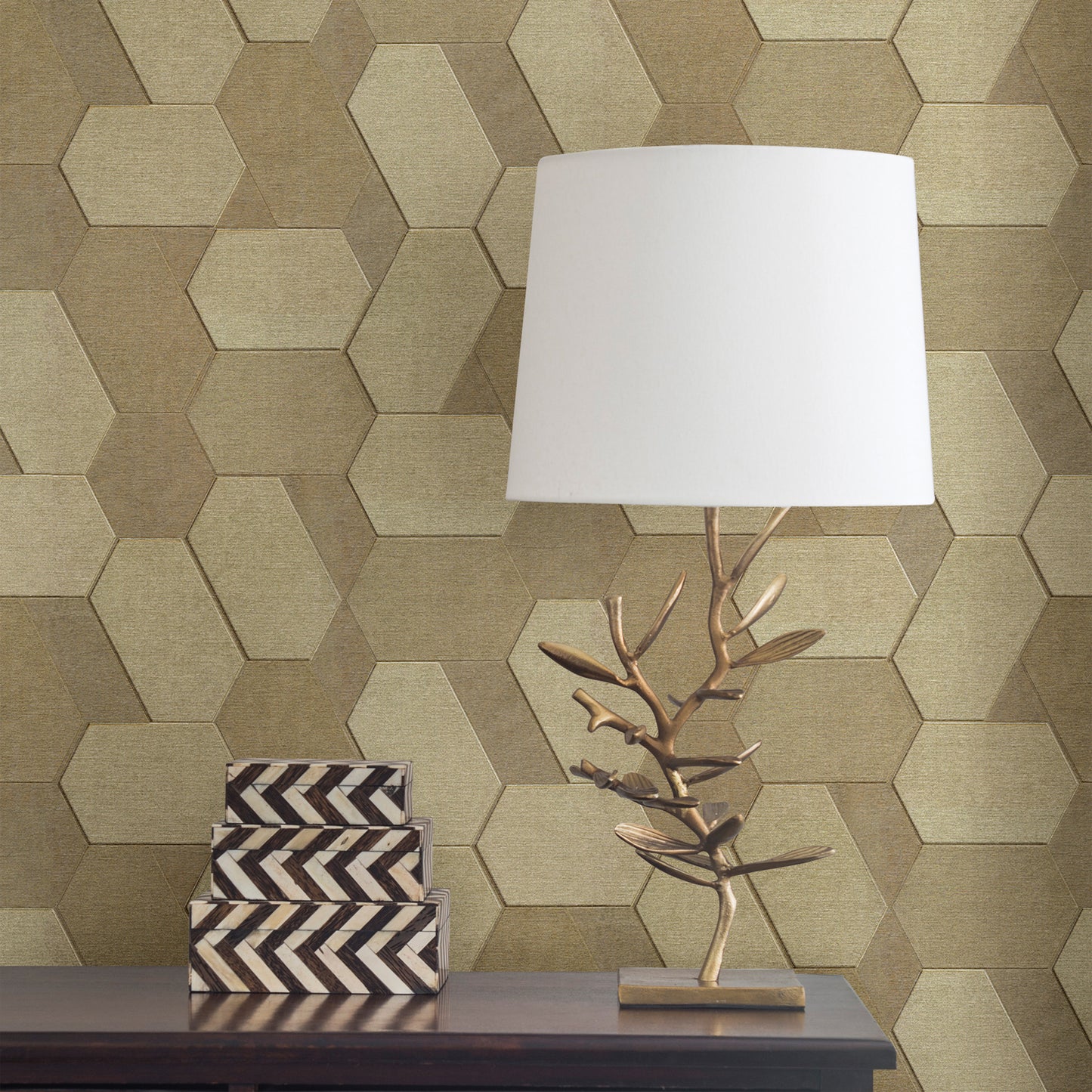 Purchase 2835-c88602 deluxe browns geometric wallpaper advantage Wallpaper