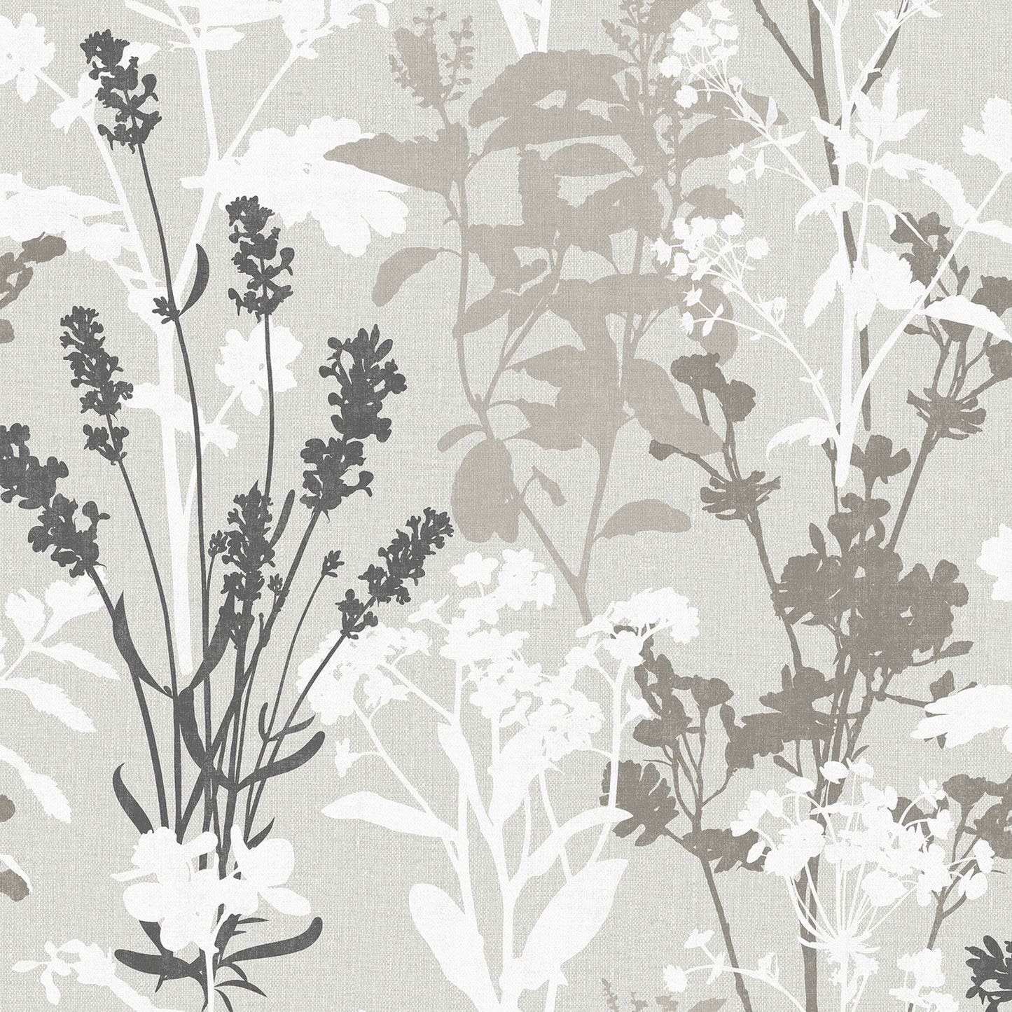 Search 2836-24571 Shades of Grey Neutrals Florals & Flowers Wallpaper by Advantage