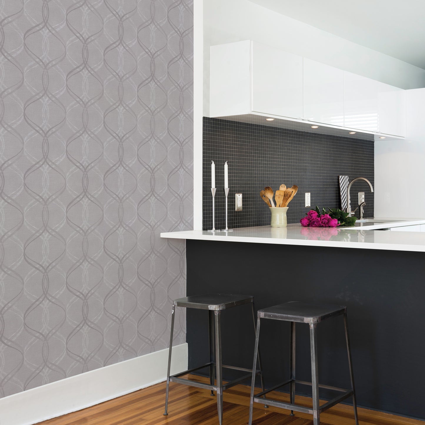 Search 2836-801644 shades of grey greys ogee wallpaper advantage Wallpaper
