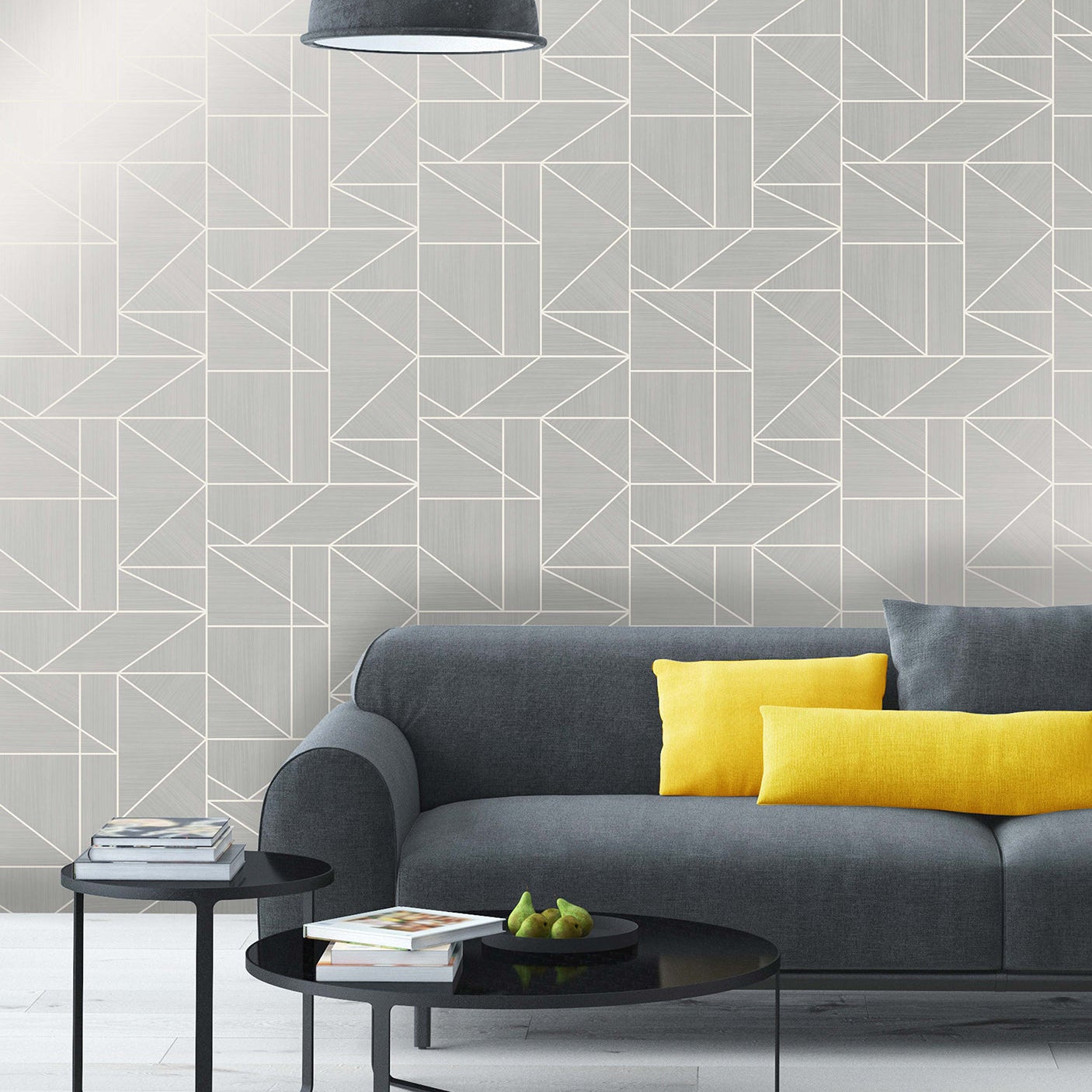 Save 2836-m1381 shades of grey metallics geometrics wallpaper advantage Wallpaper