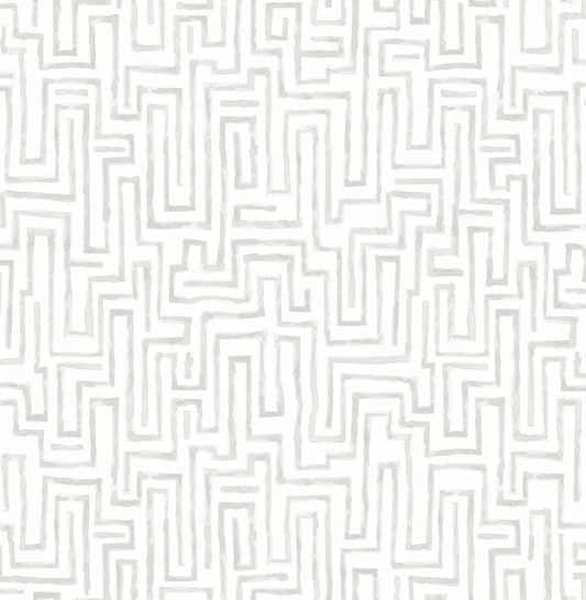 Buy 2861-25703 Equinox Ramble Grey Geometric Grey A-Street Prints Wallpaper