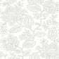 Order 2861-25733 Equinox Larkin Grey Floral Grey A-Street Prints Wallpaper