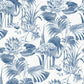 Shop 2861-87523 Equinox Frolic Blue Lagoon Blue A-Street Prints Wallpaper