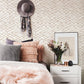 Order 2902-25503 Theory Instep Rose Gold Abstract Geometric A Street Prints Wallpaper