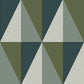 Save on 2902-25537 Theory Aspect Green Geometric Faux Grasscloth A Street Prints Wallpaper